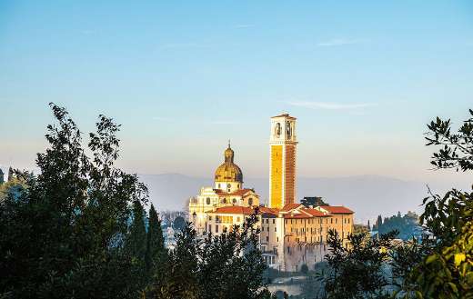 Church tower shrine of our lady