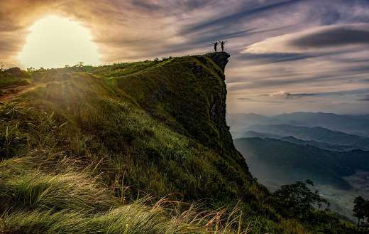 Cliff adventure above