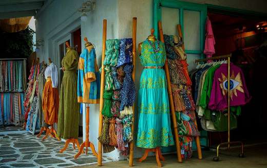 Clothes fashion boutique