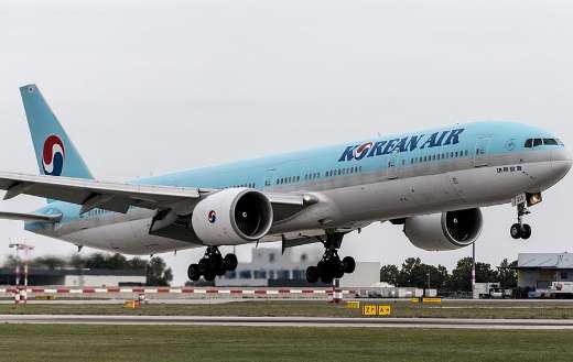 Korean aircraft take off