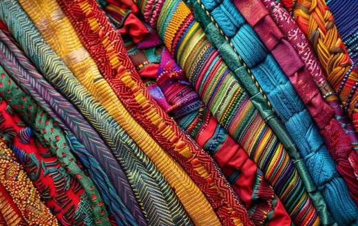 A richly textile pattern