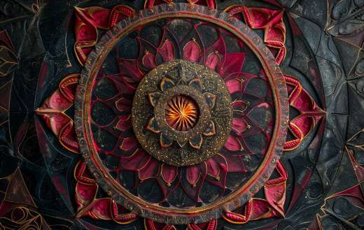 A stunning mandala design