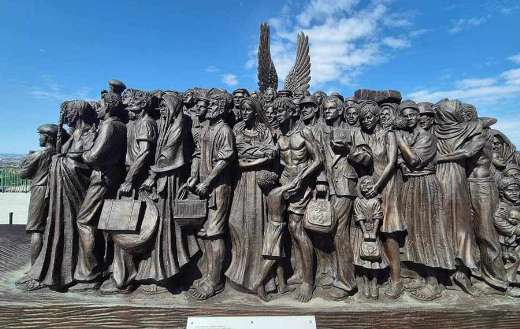 Angels unawares sculptures