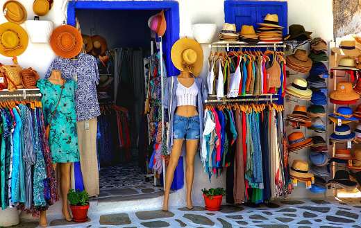 Clothing hats boutique