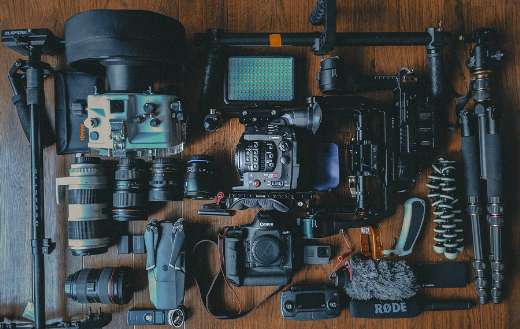 Photoshoot camera gear