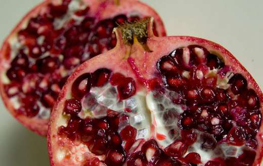 Pomegranate fruits seeds