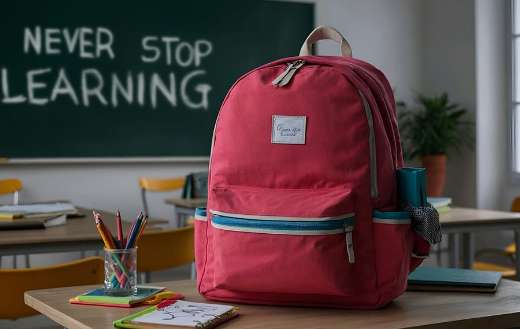 Bag in red school education