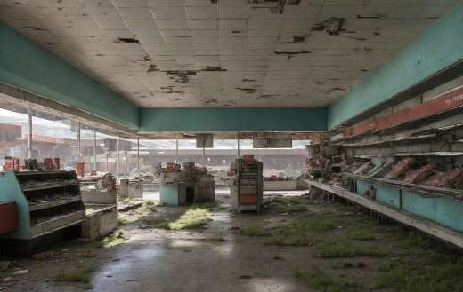 Abandoned grocery store