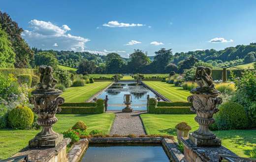 Garden park landscape