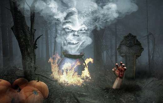 Halloween scary horror