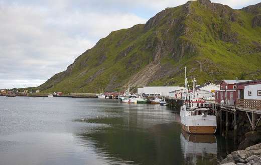 Sea boat pier landscape