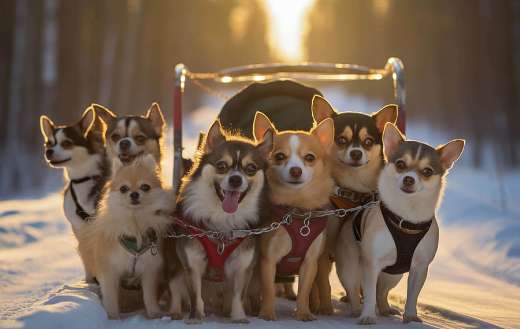 Chihuahua dogs pictorial