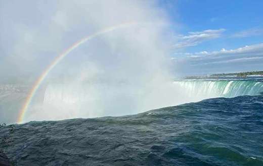 Niagara falls Canada rainbow