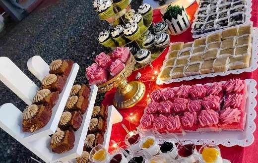 Party celebration desserts