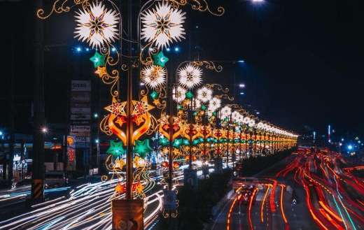 San Fernando Pampanga christmas road light