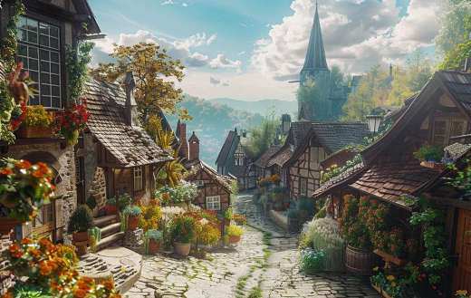 Another nice fantasy village