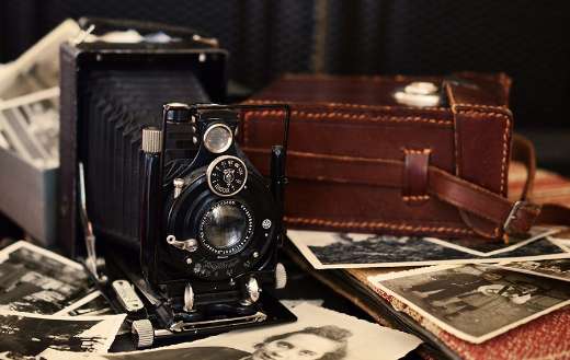 Antique old camera
