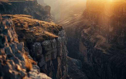 Breath taking view majestic canyon