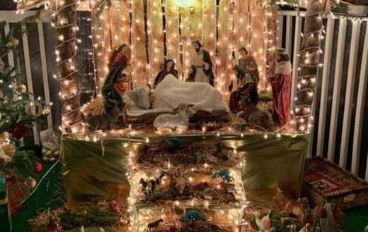 Christmas nativity scene