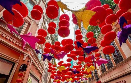 Lee Tung Street decoration Hongkong