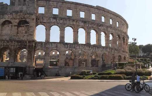 Pula arena located in Croatia