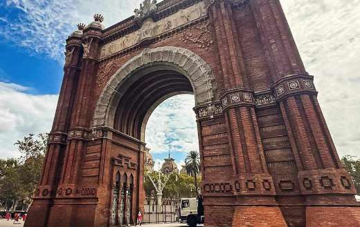 Arc de Triomf Barcelona Spain monument