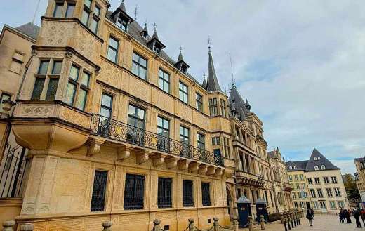 Palais grand Ducal palace in Luxembourg City