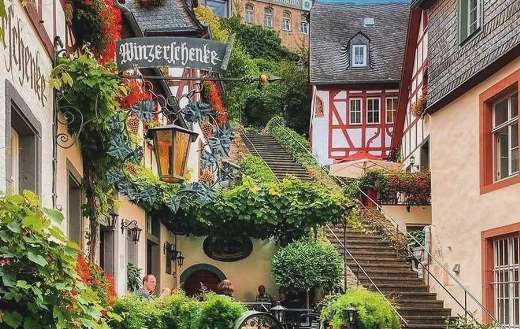 Eltz castle medieval castle in Wierschem Germany