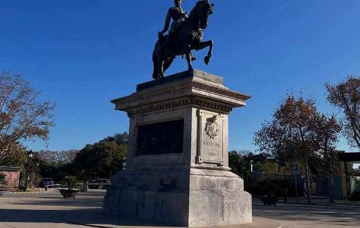 Equestrian statue to general Joan Prim Barcelona
