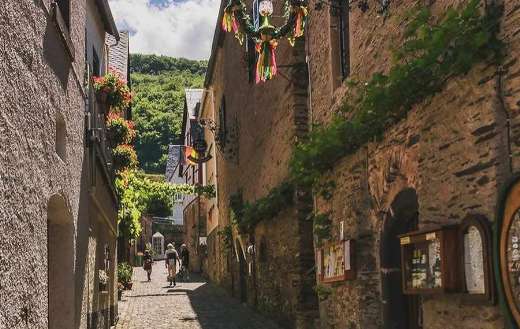 Landscape of Beilstein Germany street