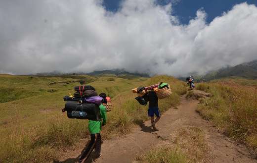 Savana safari people travelling