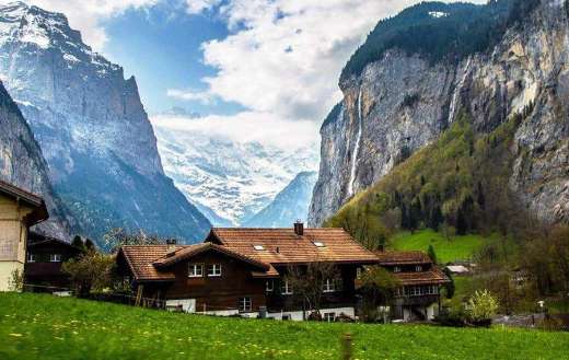 Swiss alps of Switzerland