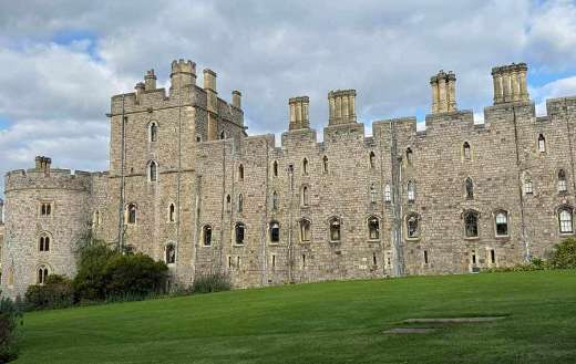 Windsor castle royal residence England