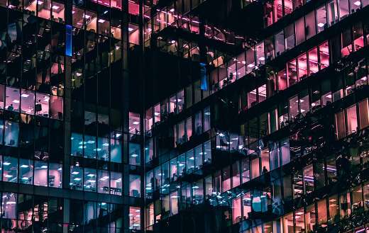 City building architecture offices windows