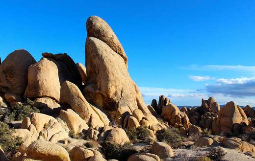 Joshua tree national park rocks boulders California