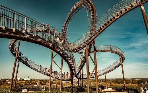 Tiger and turtle magic mountain Duisburg Germany