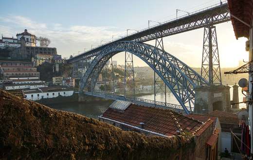 Bridge architecture city river