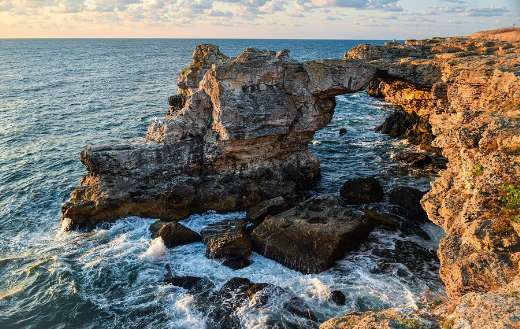Bulgaria cliffs sea side