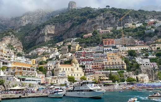 Stretch coastline southern Italy
