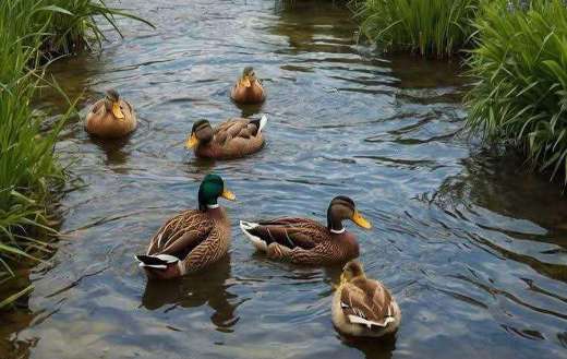 Swimming ducks online