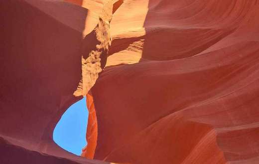 Antelope canyon Arizona USA three