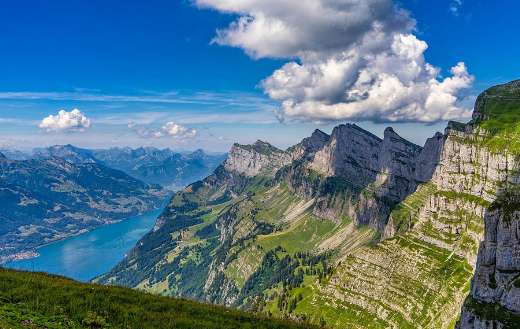 Chaserrugg mountain alps