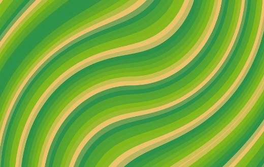 Green gold swirl puzzle