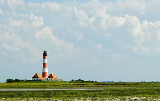 Landscape area to the lighthouse Ebb