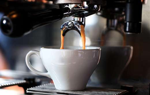 Latte cappuccino fresh coffee