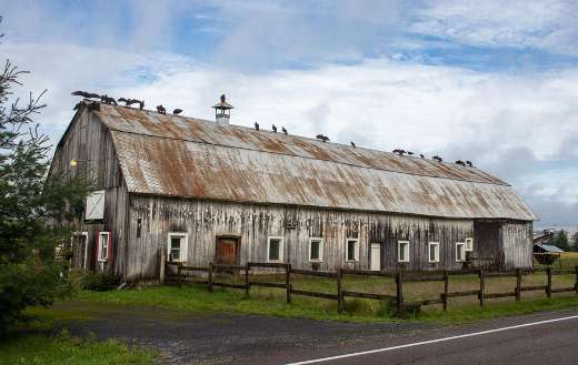 Long style rural farm barn