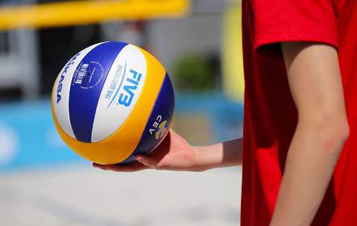 Sport beach volleyball