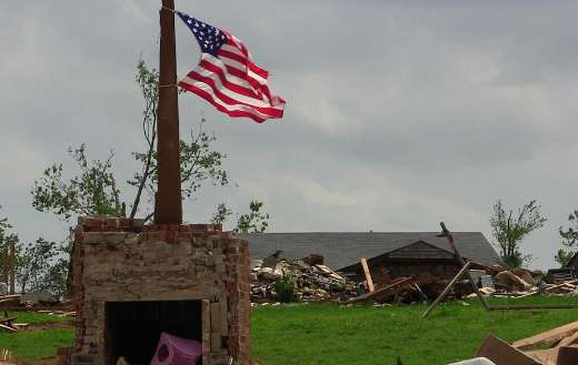Tornado destruction