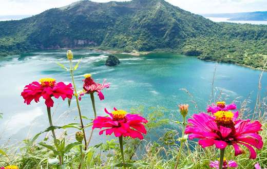Philippines Luzon lake taal