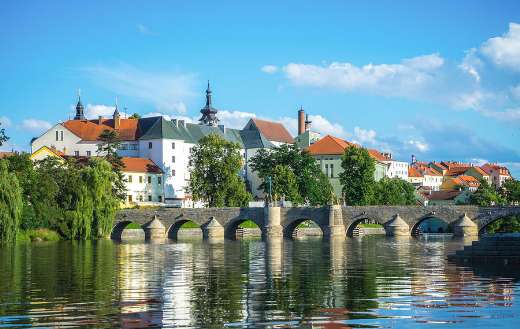 Pisek bridge Czech republic